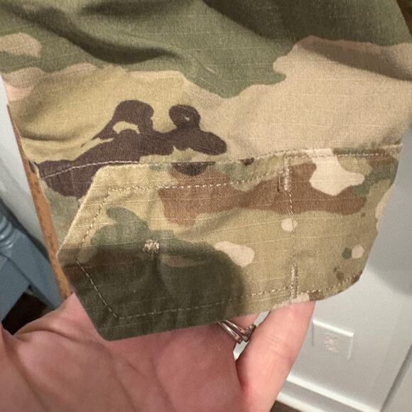 US Army Combat Uniform Jacket Mens Large Long Multicam Camo Tactical Coat 8415-0 - Picture 7 of 14